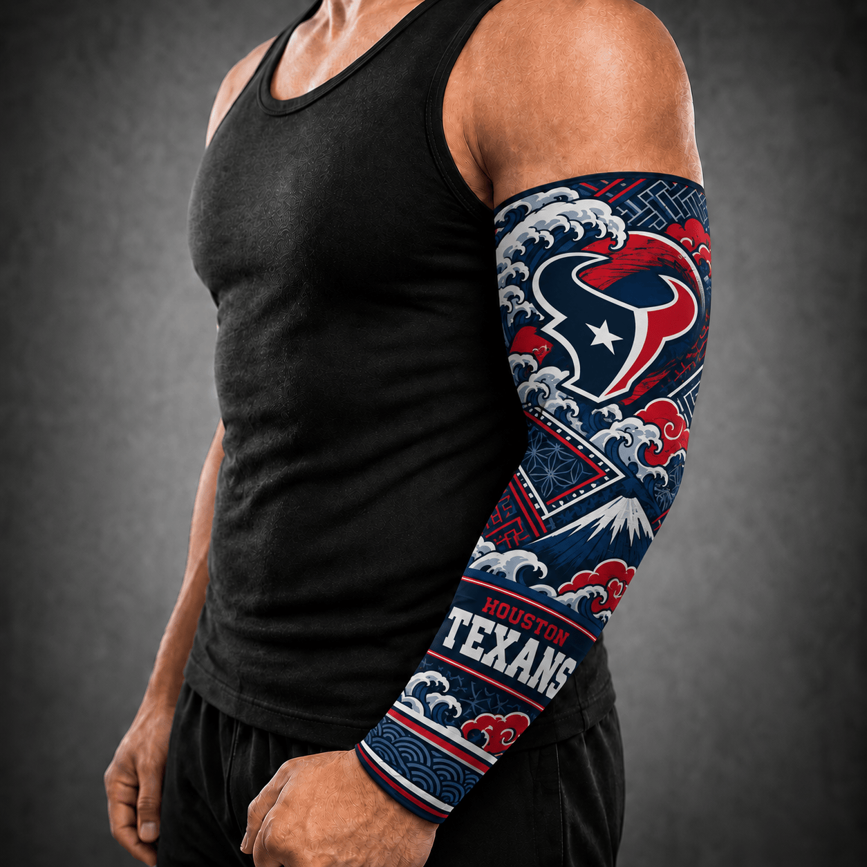 Houston Texans NFL Arm Sleeve Japan Custom Name For Fan