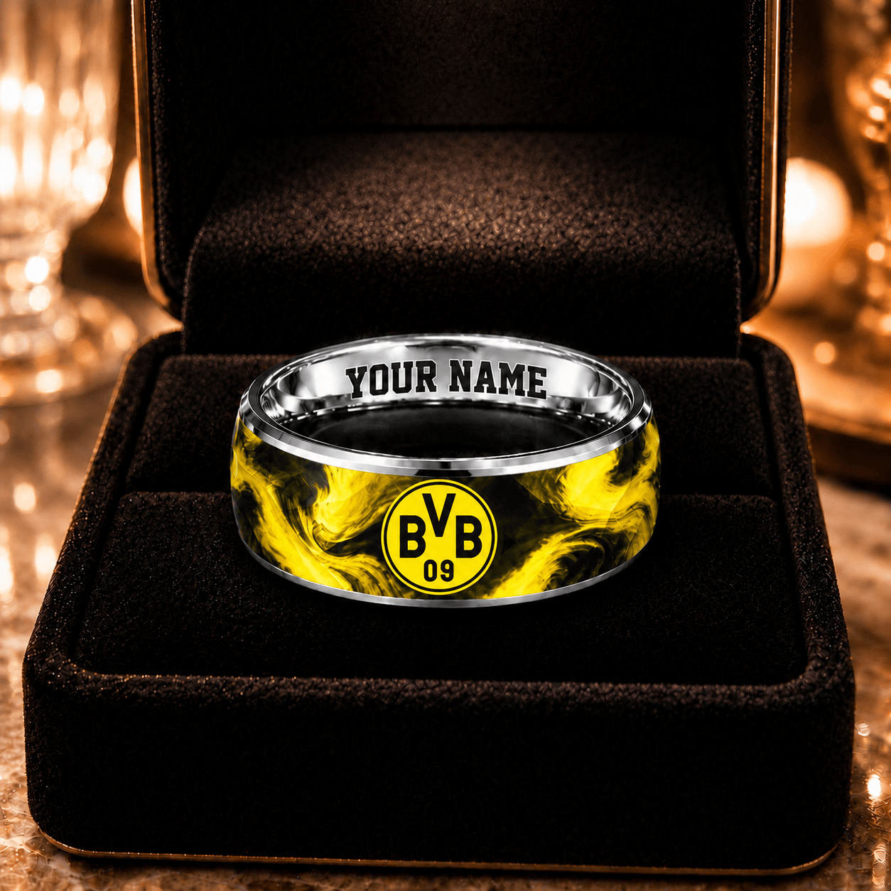 Borussia Dortmund Bundesliga Ring Custom Name For Fan