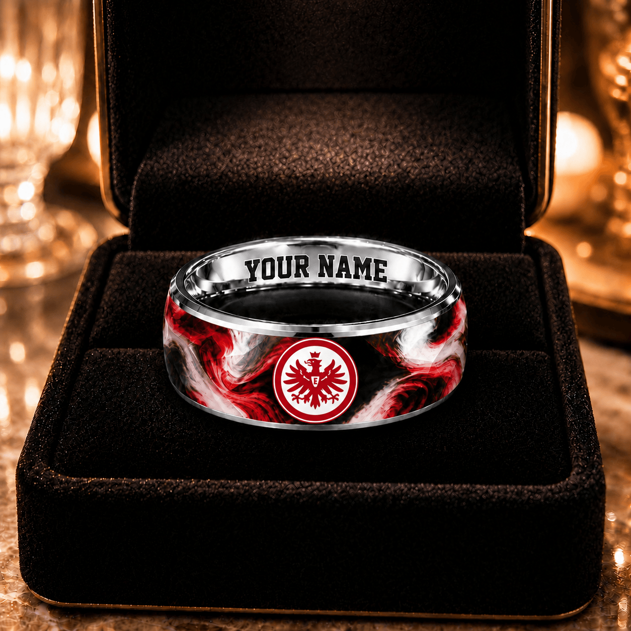 Eintracht Frankfurt Bundesliga Ring Custom Name For Fan