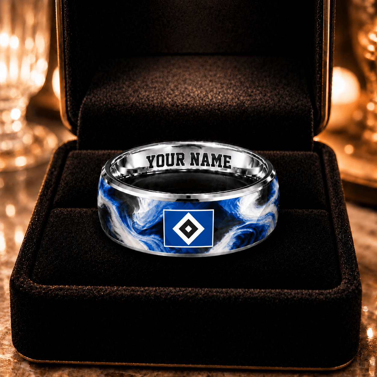 Hamburger SV Bundesliga Ring Custom Name For Fan
