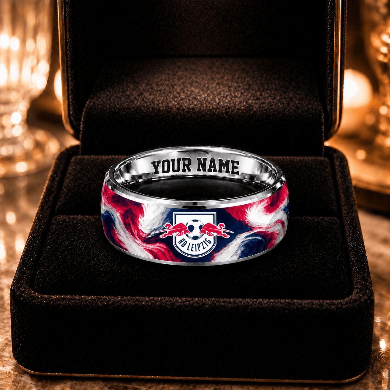 RB Leipzig Bundesliga Ring Custom Name For Fan
