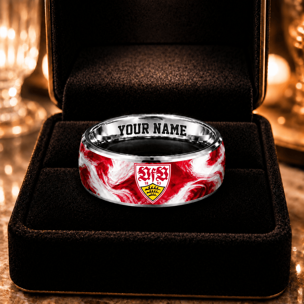 VfB Stuttgart Bundesliga Ring Custom Name For Fan