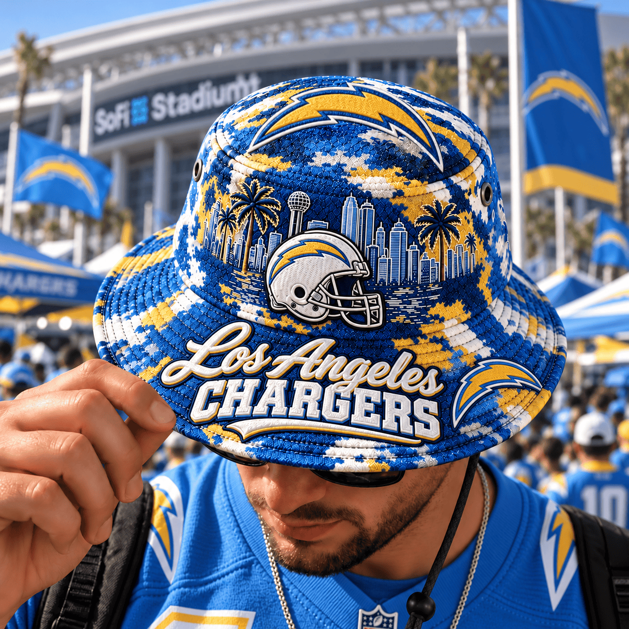Los Angeles Chargers NFL Bucket Hat For Fan