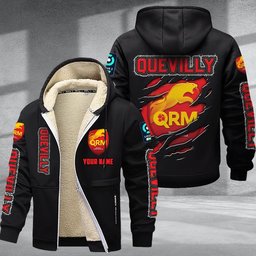 Quevilly DMTZ0769 Hoodie Zip Velvet Coat