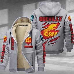 Quevilly DMTZ0769 Hoodie Zip Velvet Coat