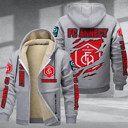 FC Annecy DMTZ0763 Hoodie Zip Velvet Coat