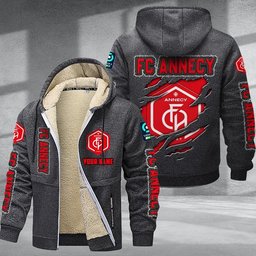 FC Annecy DMTZ0763 Hoodie Zip Velvet Coat