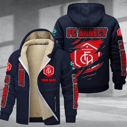 FC Annecy DMTZ0763 Hoodie Zip Velvet Coat