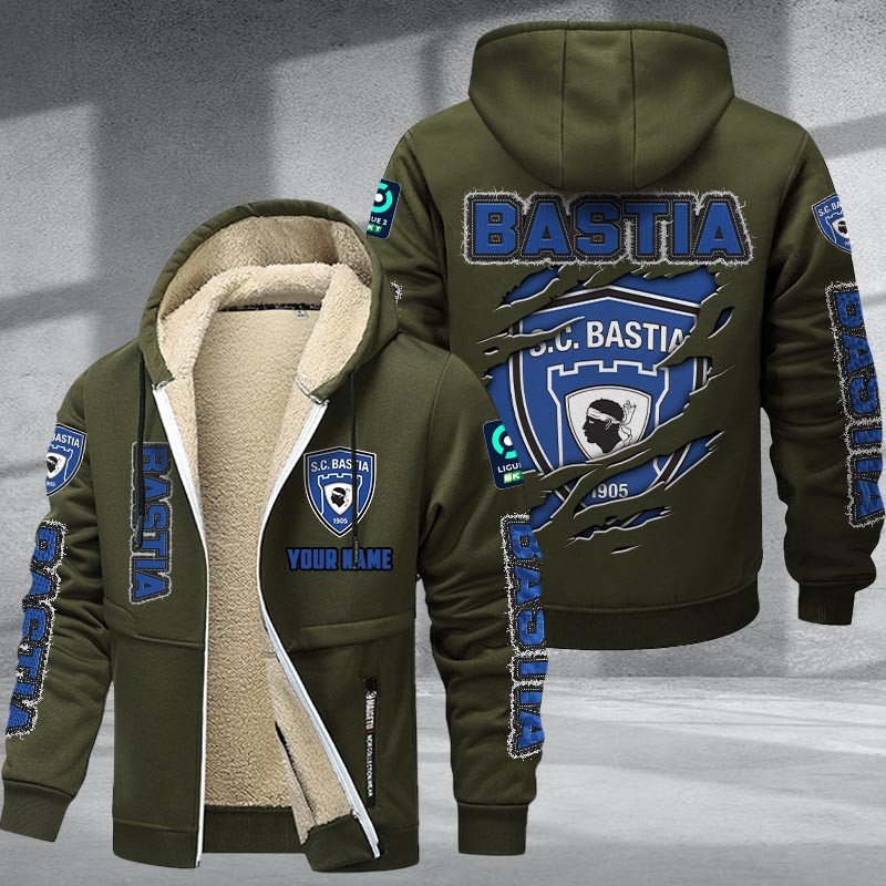 Bastia DMTZ0759 Hoodie Zip Velvet Coat