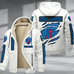 Concarneau DMTZ0762 Hoodie Zip Velvet Coat