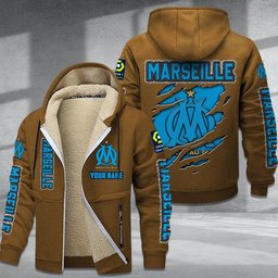 Marseille DMTZ0744 Hoodie Zip Velvet Coat