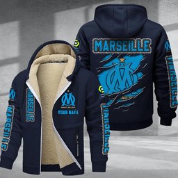 Marseille DMTZ0744 Hoodie Zip Velvet Coat