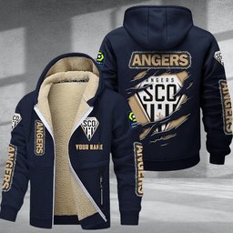 Angers DMTZ0737 Hoodie Zip Velvet Coat