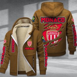 Monaco DMTZ0746 Hoodie Zip Velvet Coat