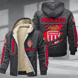 Monaco DMTZ0746 Hoodie Zip Velvet Coat
