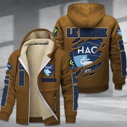 Le Havre DMTZ0740 Hoodie Zip Velvet Coat
