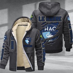 Le Havre DMTZ0740 Hoodie Zip Velvet Coat