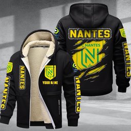 Nantes DMTZ0748 Hoodie Zip Velvet Coat