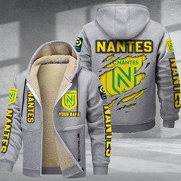 Nantes DMTZ0748 Hoodie Zip Velvet Coat