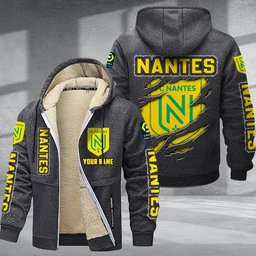 Nantes DMTZ0748 Hoodie Zip Velvet Coat