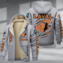 Laval DMTZ0766 Hoodie Zip Velvet Coat