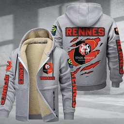 Rennes DMTZ0752 Hoodie Zip Velvet Coat
