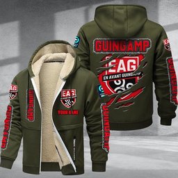 Guingamp DMTZ0765 Hoodie Zip Velvet Coat