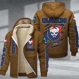 Caen DMTZ0761 Hoodie Zip Velvet Coat