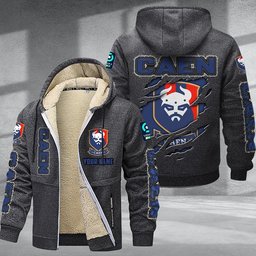 Caen DMTZ0761 Hoodie Zip Velvet Coat