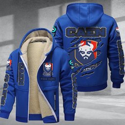 Caen DMTZ0761 Hoodie Zip Velvet Coat