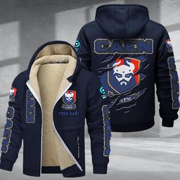 Caen DMTZ0761 Hoodie Zip Velvet Coat