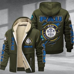 Pau DMTZ0768 Hoodie Zip Velvet Coat