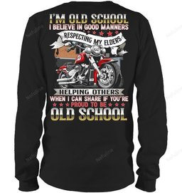 I'm Old School Biker Shirt BI005 – Long Sleeve