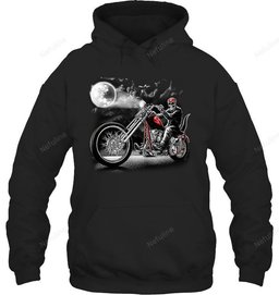 To The Moon Biker Shirt BI024 – Hoodie