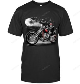 To The Moon Biker Shirt BI024 – T-Shirt