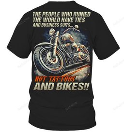 Not Tattoos And Bikes Biker Shirt BI007 – T-Shirt