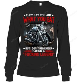 You Are What You Eat Biker Shirt BI021 – Long Sleeve