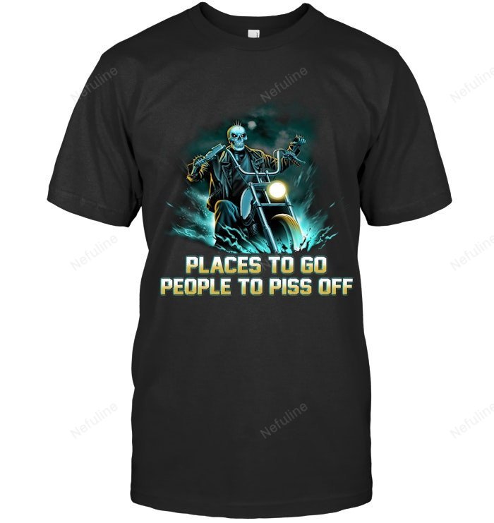 Places To Go Biker Shirt BI011 – T-Shirt