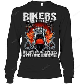 Don't Get Lost Biker Shirt BI022 – Long Sleeve