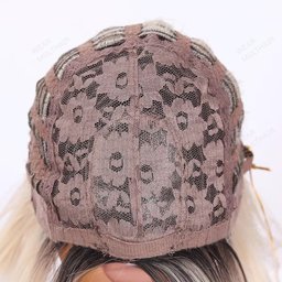 Clara Transparent Silk Wig net view
