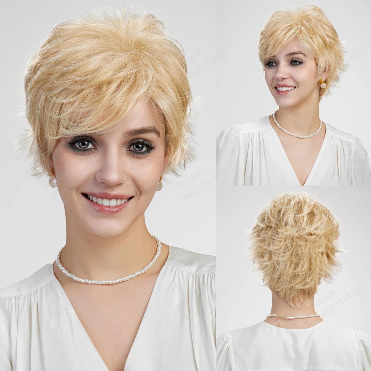 Lois Full Short Front Lace Wig