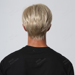 Donald Men Wig rear