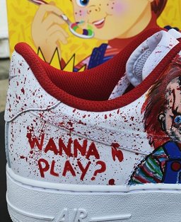 Chucky Colored Custom Air Force 1 - view 2