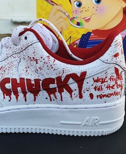 Chucky Colored Custom Air Force 1 - view 3