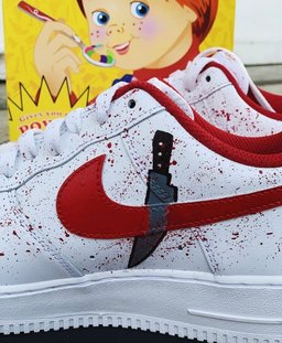 Chucky Colored Custom Air Force 1 - view 4