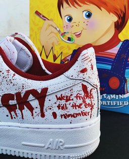 Chucky Colored Custom Air Force 1 - view 5