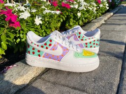 Custom Air Force 1 White Fruit Pattern - view 2