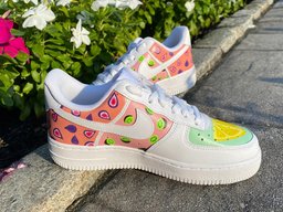 Custom Air Force 1 White Fruit Pattern - view 5