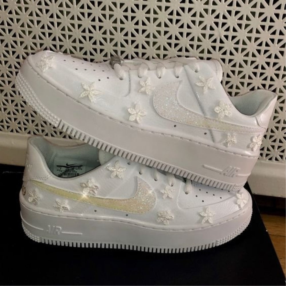 Stars Wedding Shoes Custom Air Force 1