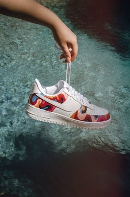 Brightly Colored Custom Air Force 1 - view 2